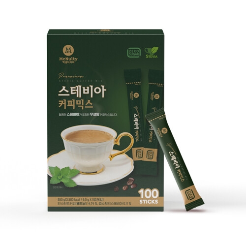 한국맥널티 스테비아 커피믹스 100개입 (1개)
