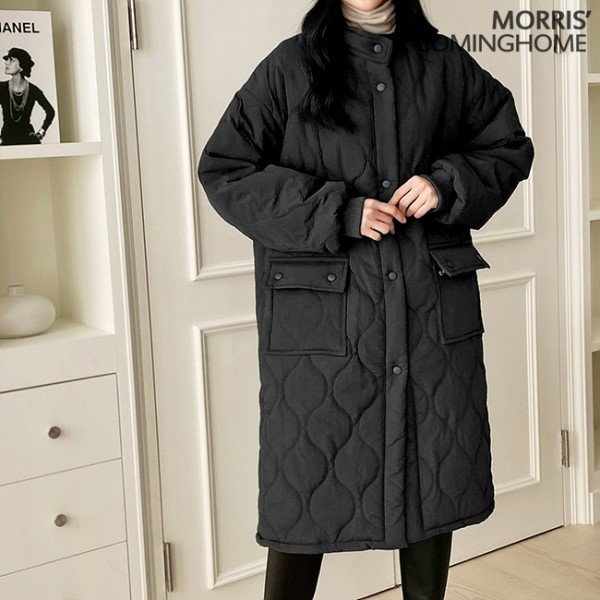 깔깔이 퀼팅 차이나넥 패딩 점퍼 M2111PD603D