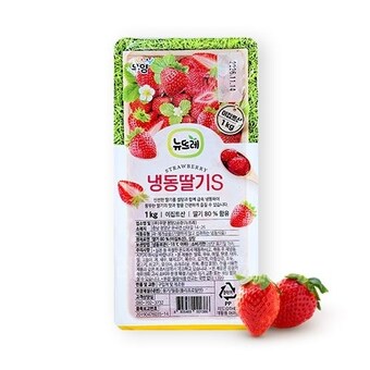 뉴뜨레 냉동<b>딸기</b> 가당 슬라이스 1kg 이집트산