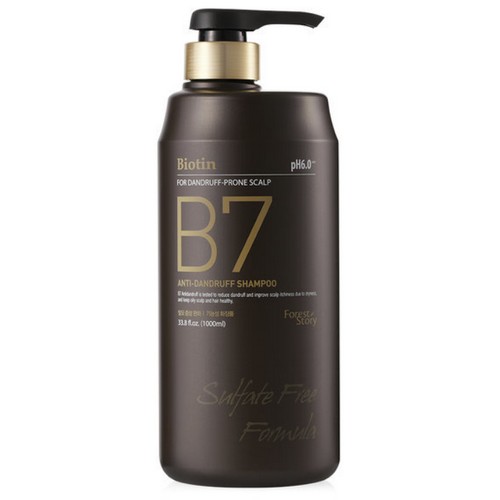 웰코스 포레스트스토리 B7 안티댄드러프 샴푸 1000ml 2개+200ml (1개)
