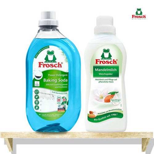 베이킹소다 액상 세탁세제 1.5L + 아몬드밀크 섬유유연제 750ml