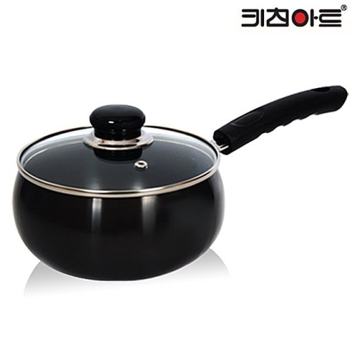 키친아트 주노 블랙 편수냄비 (20cm)_이미지