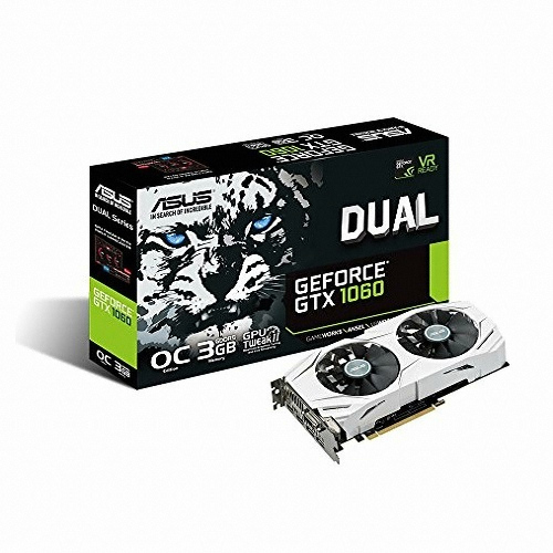 ASUS 지포스 GTX1060 3GB Dual-Fan OC Edition (해외구매)