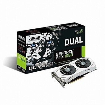<b>ASUS</b> 지포스 <b>GTX1060</b> <b>3GB</b> Dual-Fan OC Edition (해외구매)
