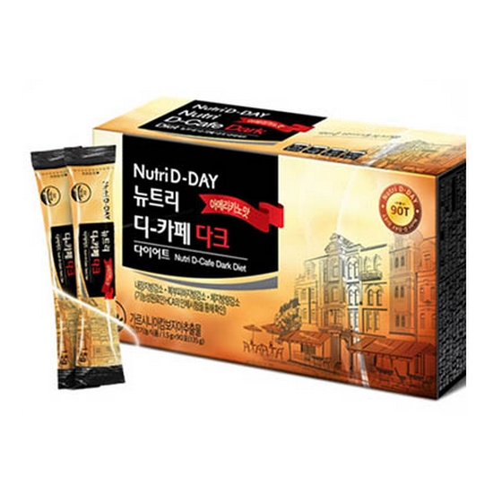 뉴트리디데이 디카페 다크 다이어트 아메리카노맛 90포 (2개)_이미지
