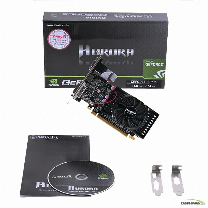아이노비아 AURORA 지포스 GT610 오로라 D3 1GB LP_이미지
