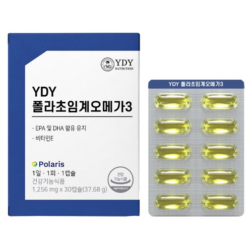 알파바이오 YDY 폴라초임계 오메가3 1256mg 30캡슐 (3개)