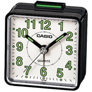 카시오 TQ-140-1B 전자<b>탁상</b><b>시계</b> 알람<b>시계</b> 자명종