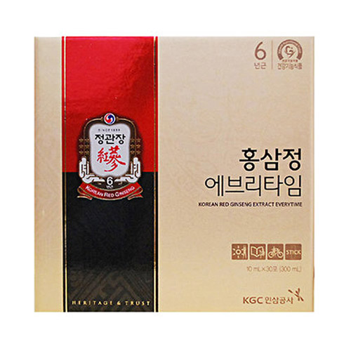 한국인삼공사 정관장 홍삼정 에브리타임 10ml 50포 (1개)