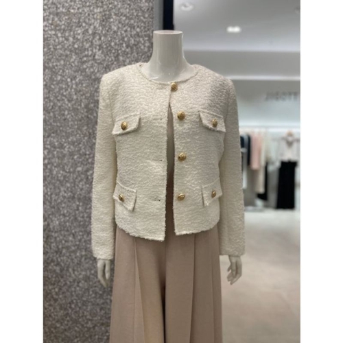 지고트 JR9E0JK503 플랩 포켓 장식 트위드 자켓_이미지