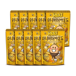 (주)바프 HBAF 허니버터 아몬드 120g (10개)