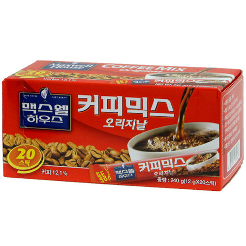 동서식품 맥스웰하우스 커피믹스 오리지날 20T이미지입니다. 누르면 해당 게시물로 새창이동합니다.