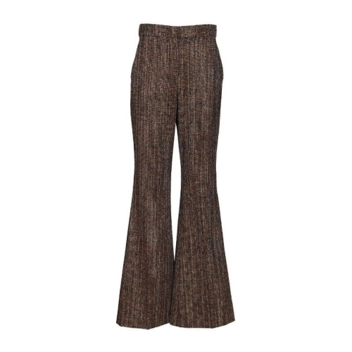 러스트 슬림 하이웨이스트 플레어 팬츠 FR6648AYN5 F1T6K