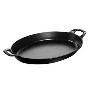 스타우브 타원형 스태커블 디쉬 블랙 (ST302923) (24cm)