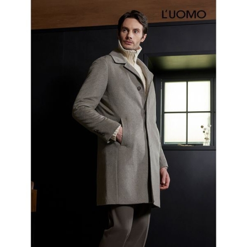 워모 남성 울 캐시미어 블렌딩 퀼티드 트리밍 코트 베이지1000096이미지입니다. 누르면 해당 게시물로 새창이동합니다.