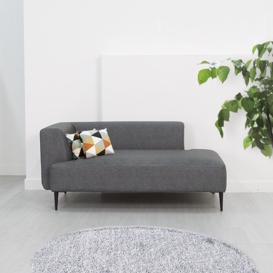 에보니아 퍼즐 가죽소파 2인용