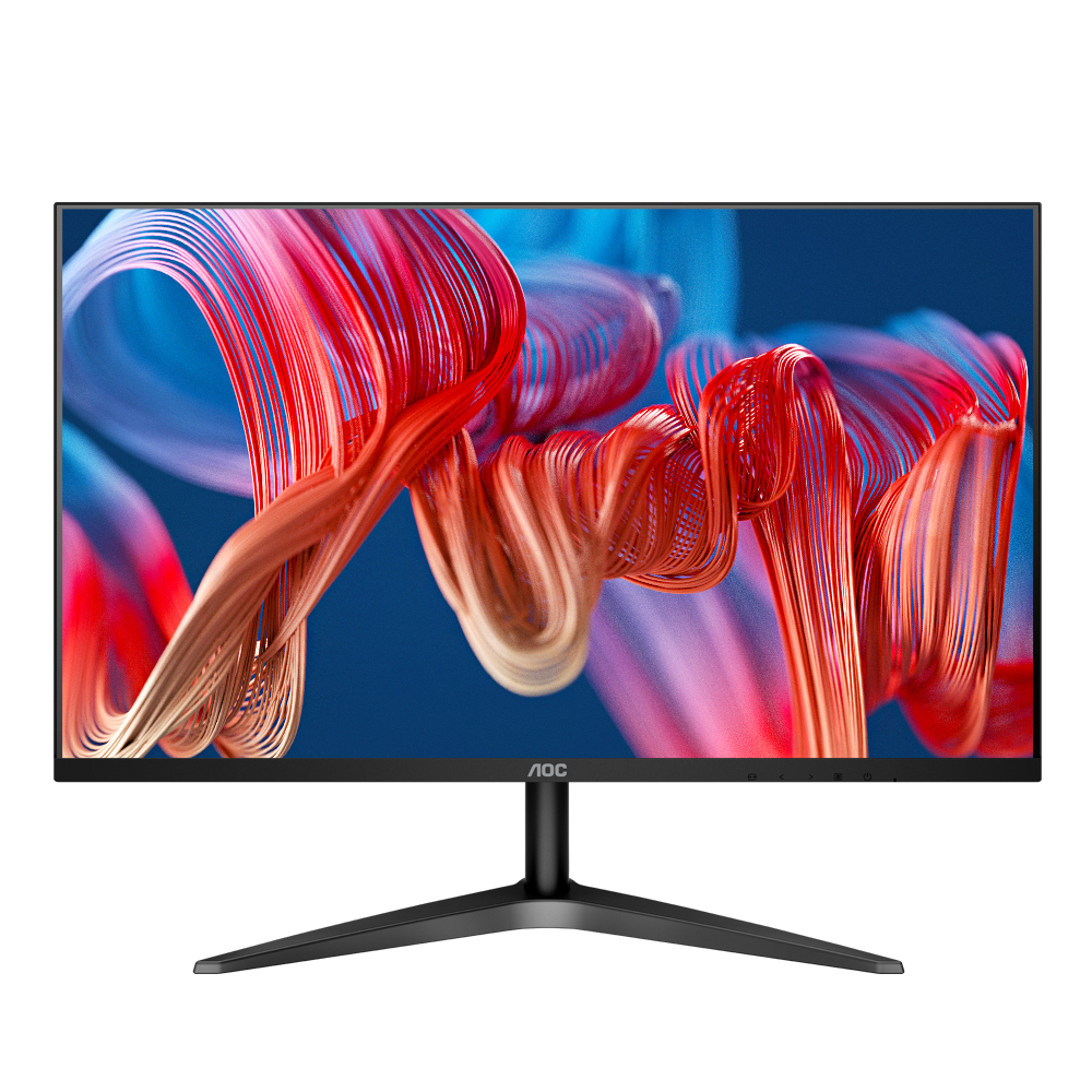 알파스캔 AOC 24B1X 블랙 보더리스 IPS 75 시력보호 무결점