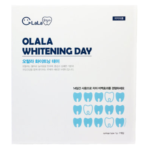 오랄라 화이트닝데이 치아미백제 1g (7개)