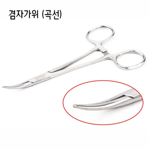 리케이 겸자 가위(곡선) (1개)_이미지