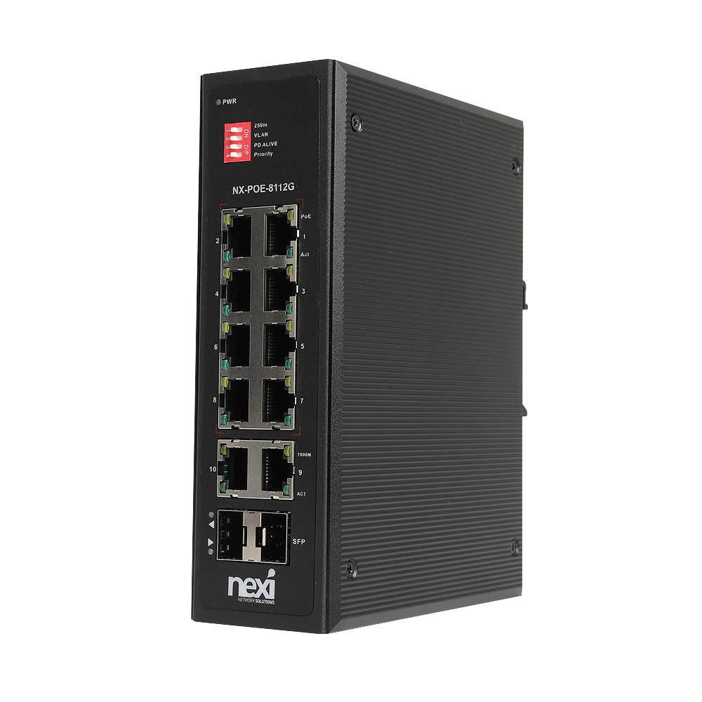 리버네트워크 NEXI NX-POE-8112G 스위치허브_이미지