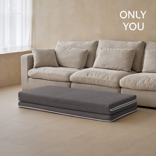 에스베딩 온리유 베이직 허리가 편안하고 탄탄한 3단 접이식 매트리스 S (5cm)_이미지