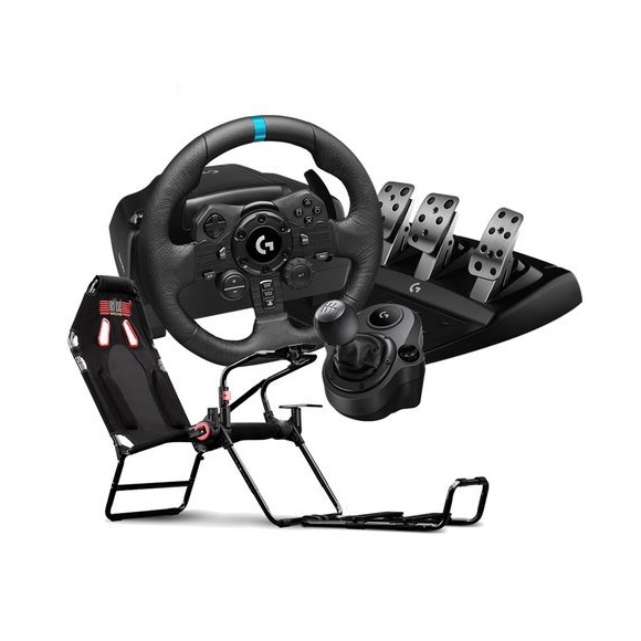 G923 레이싱 휠 +레이싱시트,시프터(3페달),정품_이미지