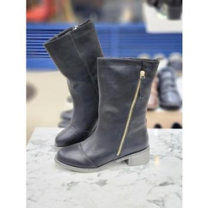 허시파피 세이브존05 여성 스트릿 캐주얼정장 4Cm 지퍼 미들부츠 GLFM291 S41279806_이미지