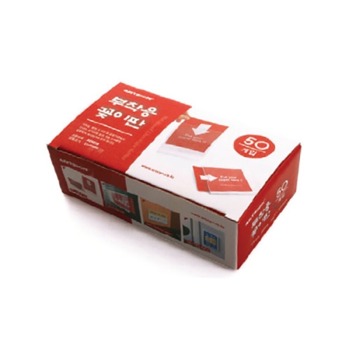 간판시티 아크릴 부착용꽂이판 50개 29X75 벽부착 아크릴꽂이_이미지