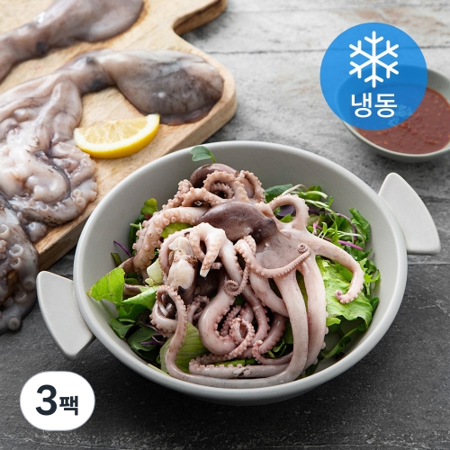 주식회사해원에스디 살맛나요 살아있는 상태 그대로 얼린 낙지 6미 850g (3개)_이미지