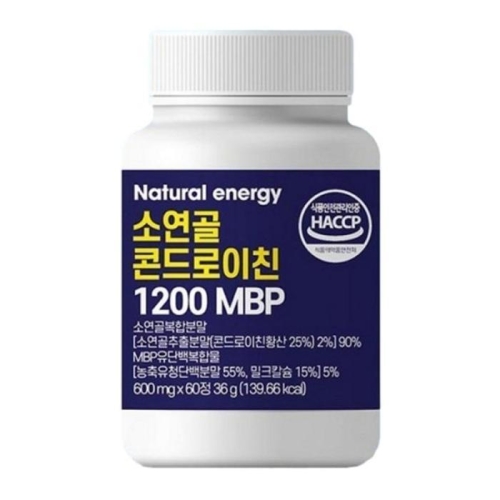  내추럴에너지 소연골 콘드로이친 1200 MBP 60정 [2개]