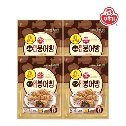 오뚜기 츄러스 미니 붕어빵 초코 300g (4개)_이미지