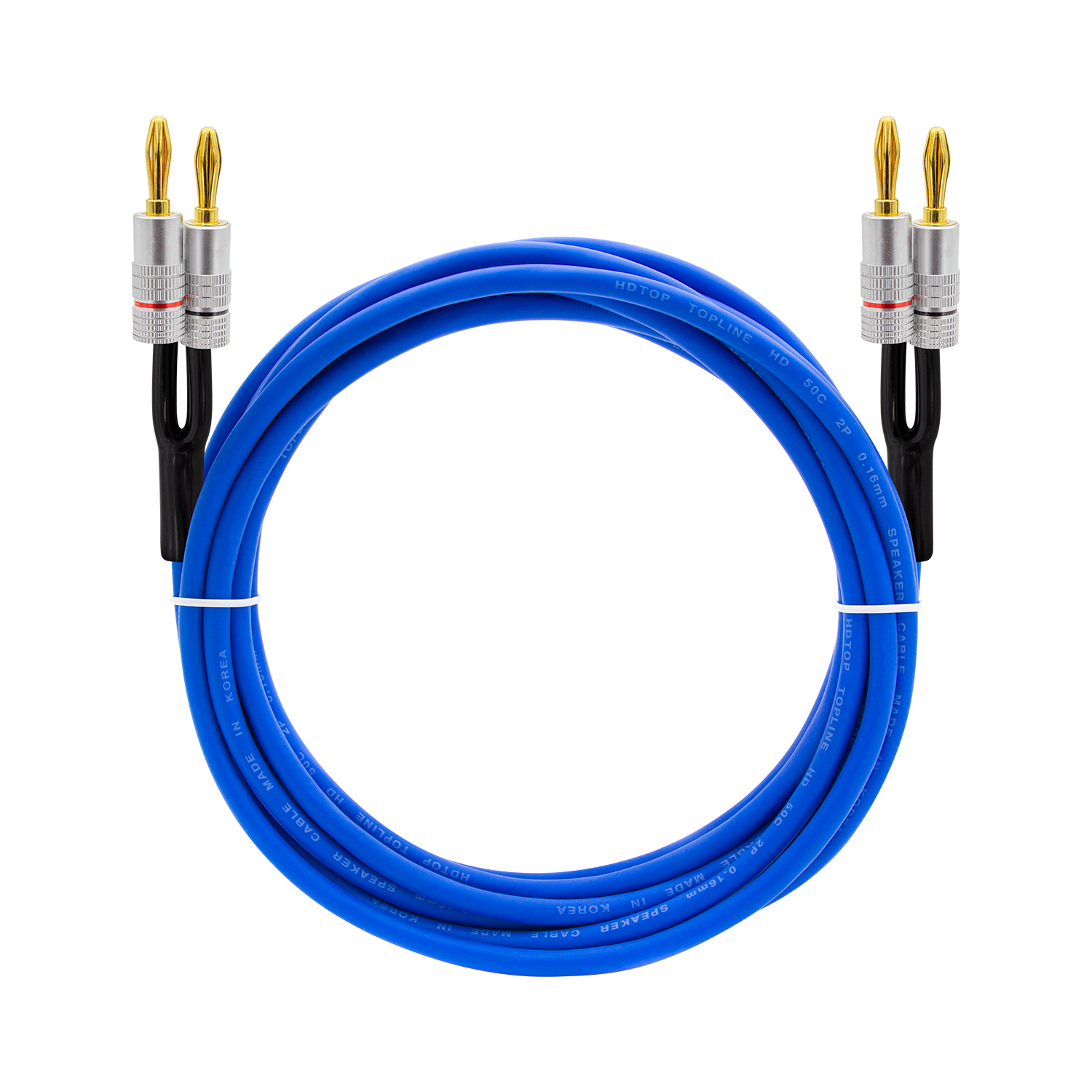 바나나플러그 50C 블루 스피커케이블