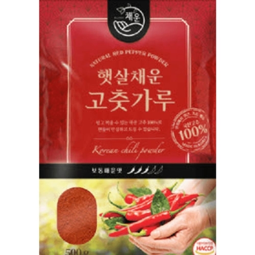 채운영농조합 햇빛고을 햇 고춧가루 고추장용 보통매운맛 500g (2개)_이미지