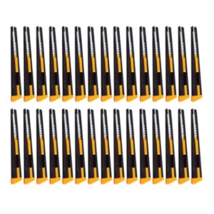 다다 Stationery Lock 커터칼 블랙 30개