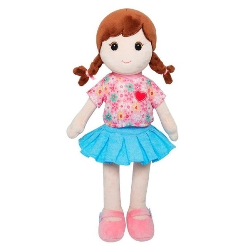 드레스 하늘색 헝겊인형 매직캐슬 인형 38cm 봉제 WFILUM3