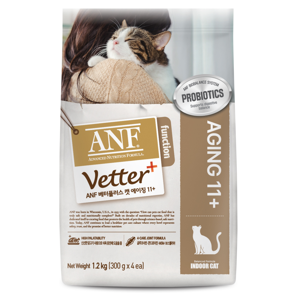 ANF 캣 베터플러스 에이징 11+ 1.2kg (1개)