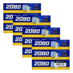 애경 2080 파워쉴드 골드스피아민트 치약 140g (12개)