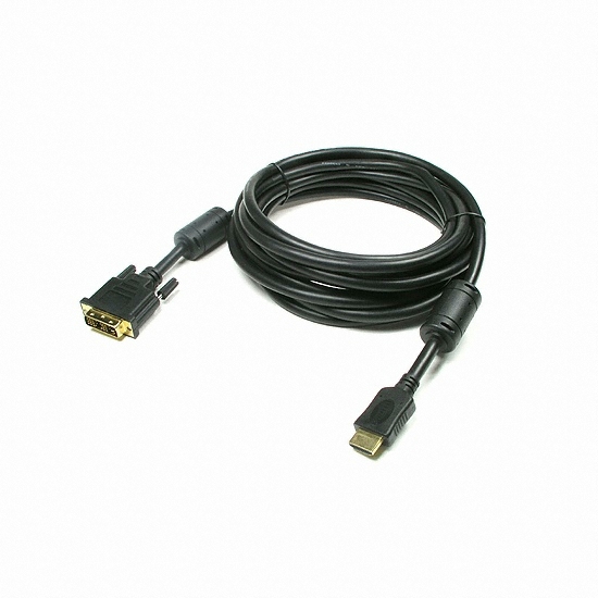 라이트컴 COMS HDMI to DVI 실속형 케이블 (C2849, 5m)_이미지