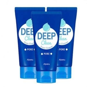 어퓨 딥 클린 폼 클렌저 포어 130ml (3개)_이미지