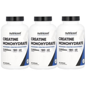 뉴트리코스트 크레아틴 일수화물 180캡슐 (3개)