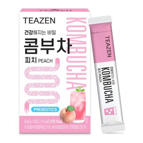 티젠 콤부차 피치 10T (3개)_이미지