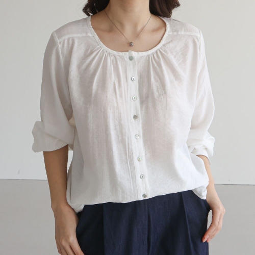  나야홍 빅사이즈 503 제이스로이셔링블라우스 DLYT957