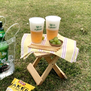 라이프이즈피크닉 휴대용 리유저블컵 피크닉 캠핑 맥주잔 4p