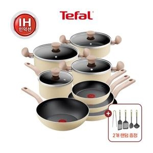 테팔 IH 데이지 팬냄비 8종 풀세트 (편수18+양수20,24+전골24+팬20,24,28+웍28)_이미지