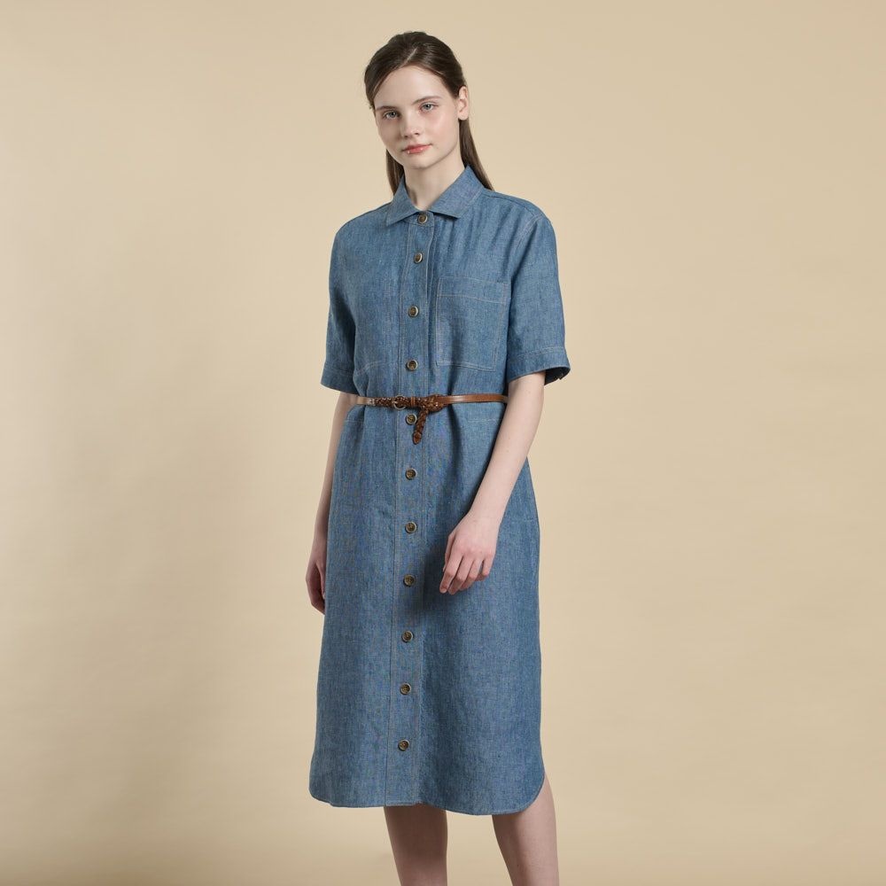 BCBG 아릴라린넨 OP B6M4O624