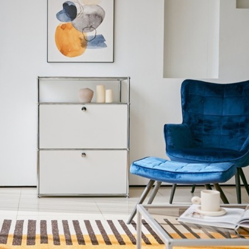 앳센셜 팔레트 메탈 싱글 키높이 수납장 775_이미지