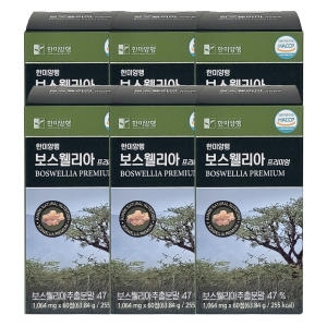  한미양행 보스웰리아 프리미엄 1064mg 60정 [6개]