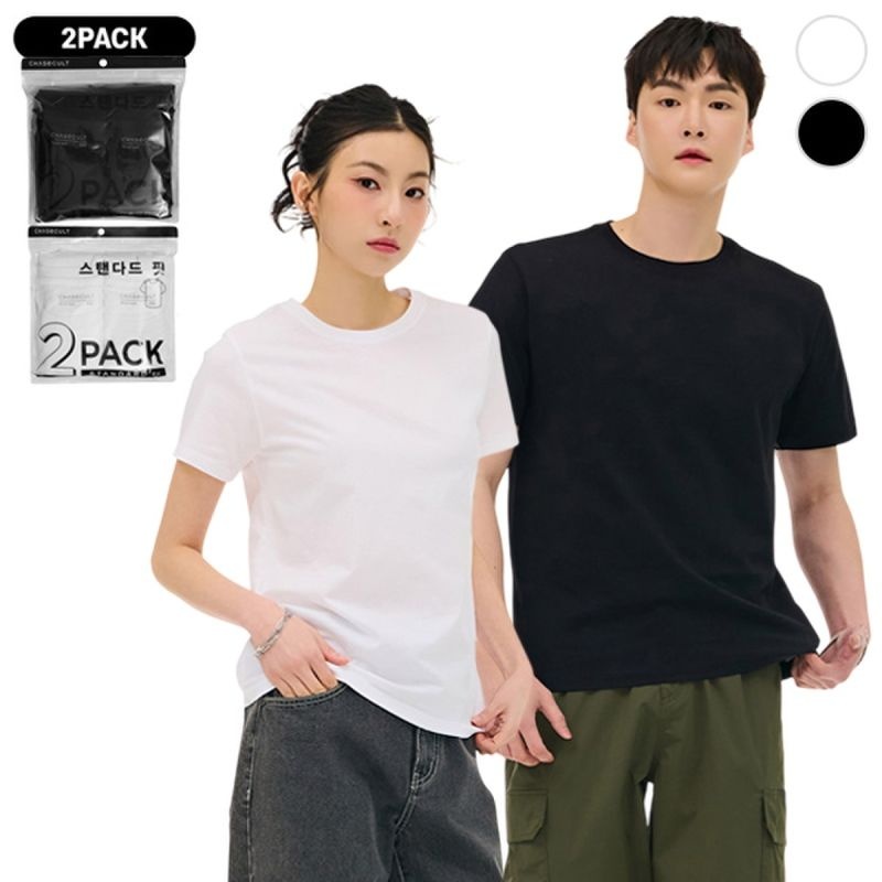 UNI 스탠다드핏 2-PACK 반팔 T-SHIRT2Color 멀티 A687_EDZU8288A 937611