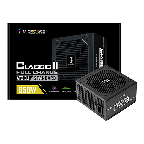 마이크로닉스 Classic II 풀체인지 650W 80PLUS스탠다드 ATX3.1_이미지