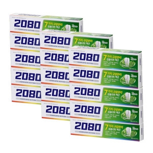 2080 컴플리트액션 치약 허브민트향 120g (15개)_이미지